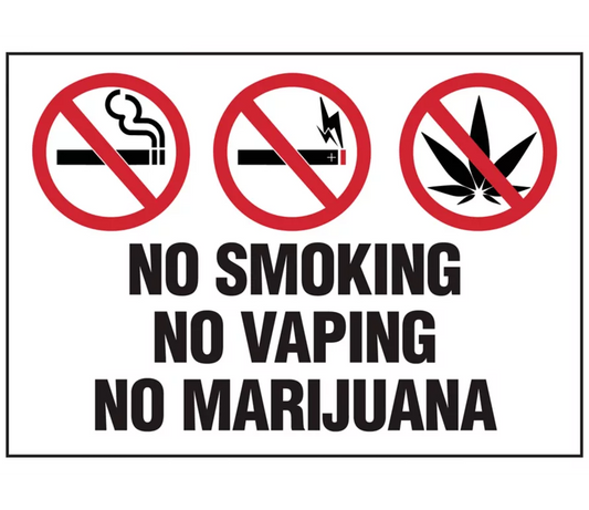 No Smoking Signs