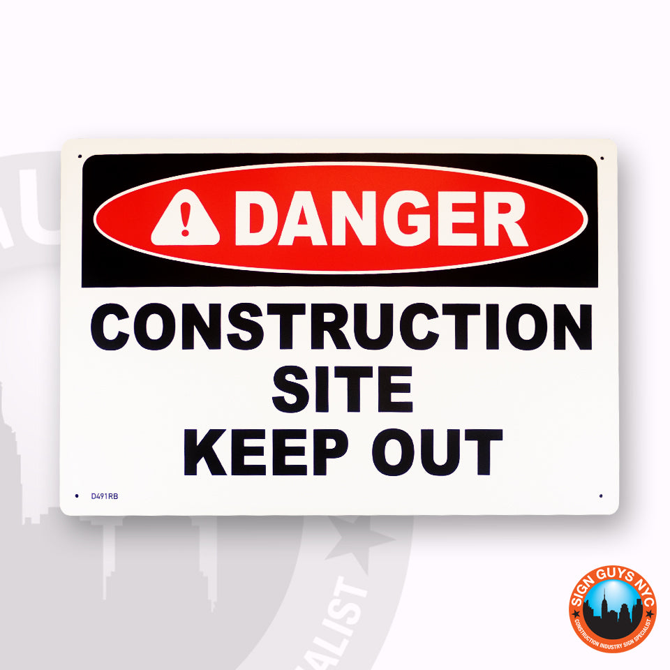 Warning Safety Signs | Danger Keep Out Sign | Notice Signs | OSHA NYC DOB ANSI COMPLIANT Sign