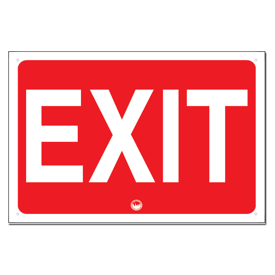 Exit Sign | Exit to the Left | Exit to the Right