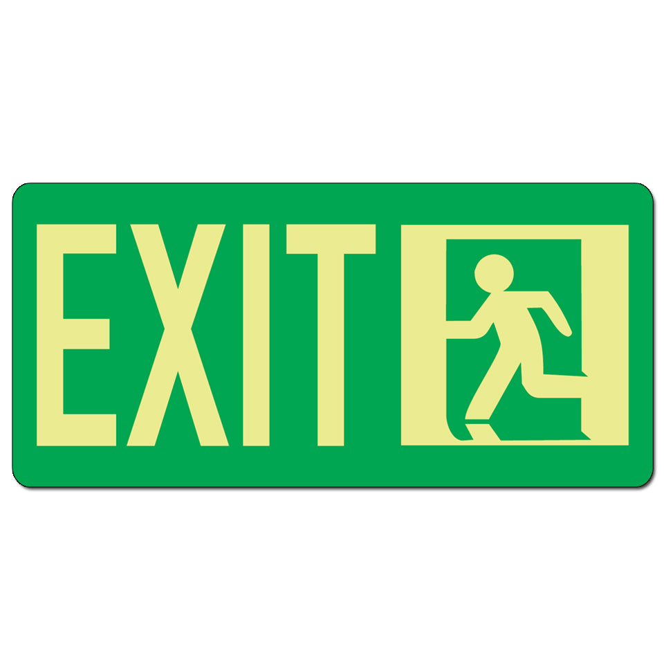 Glow in The Dark Exit Signs | PhotoLuminescent Signs