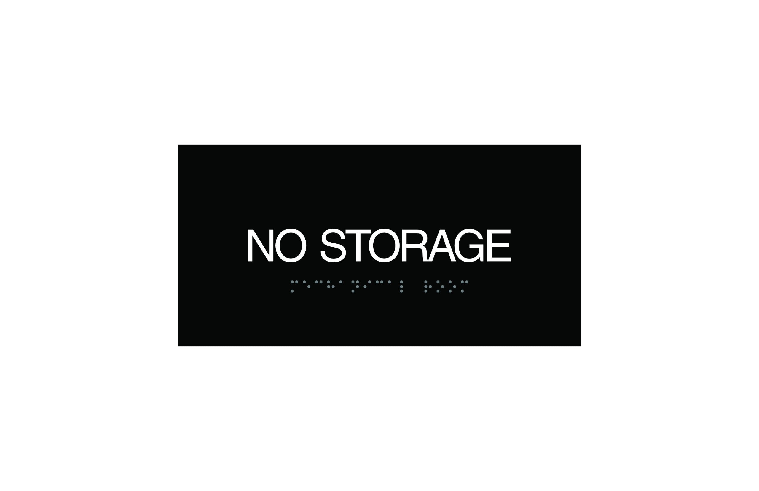 No Storage – Sign Guys NYC