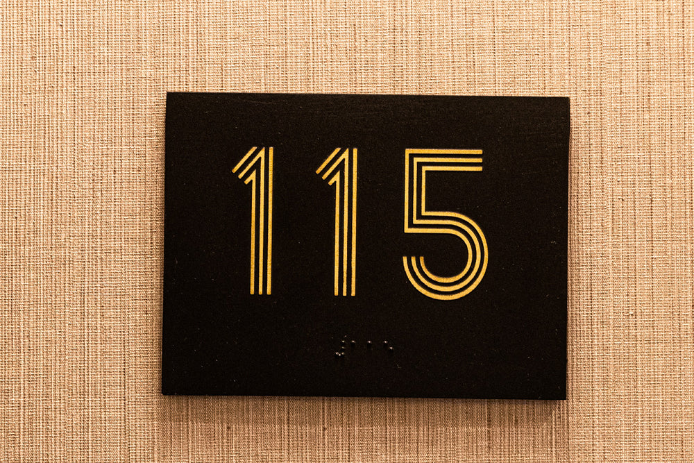 Metallic Signs Interior – Sign Guys NYC