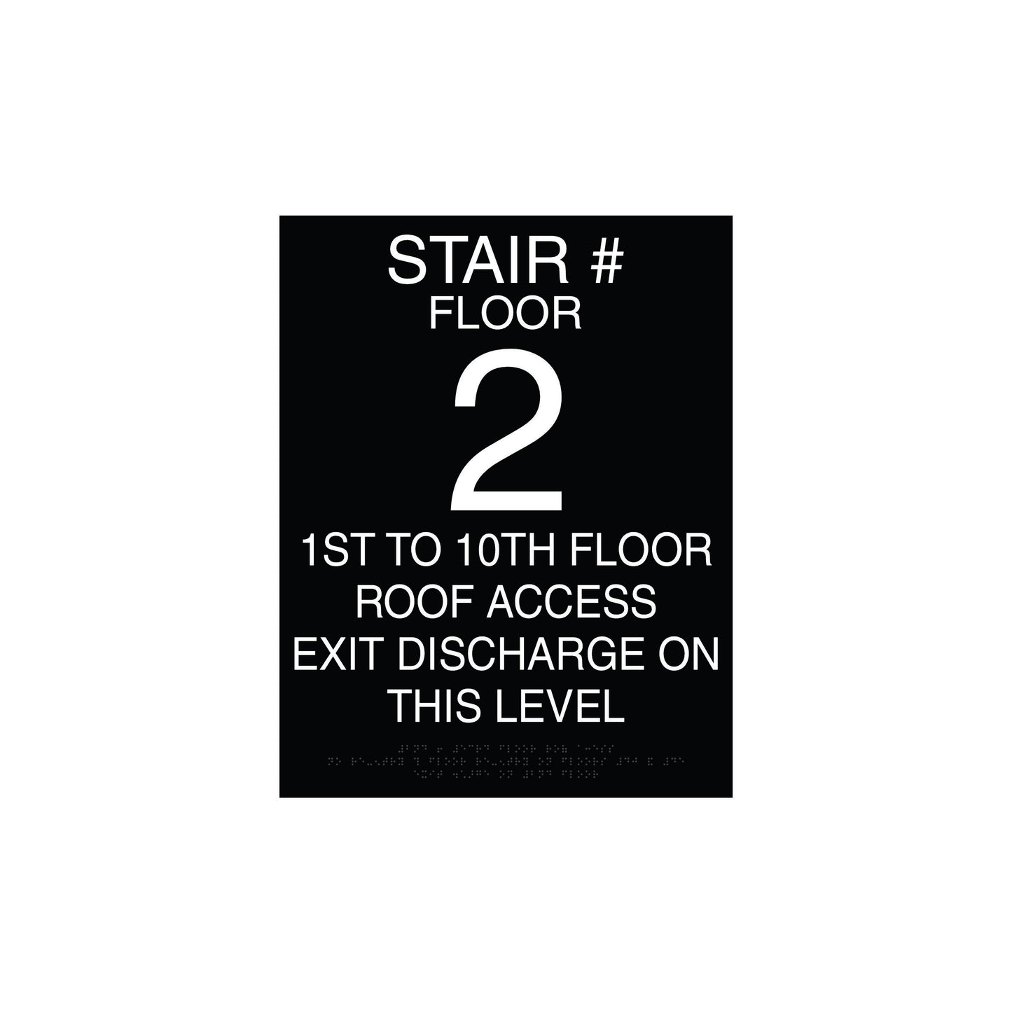 Stair Floor Sign