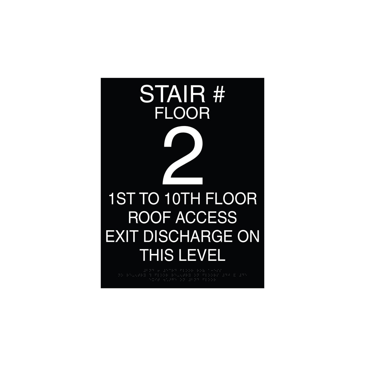 Stair Floor Sign Sign Guys NYC