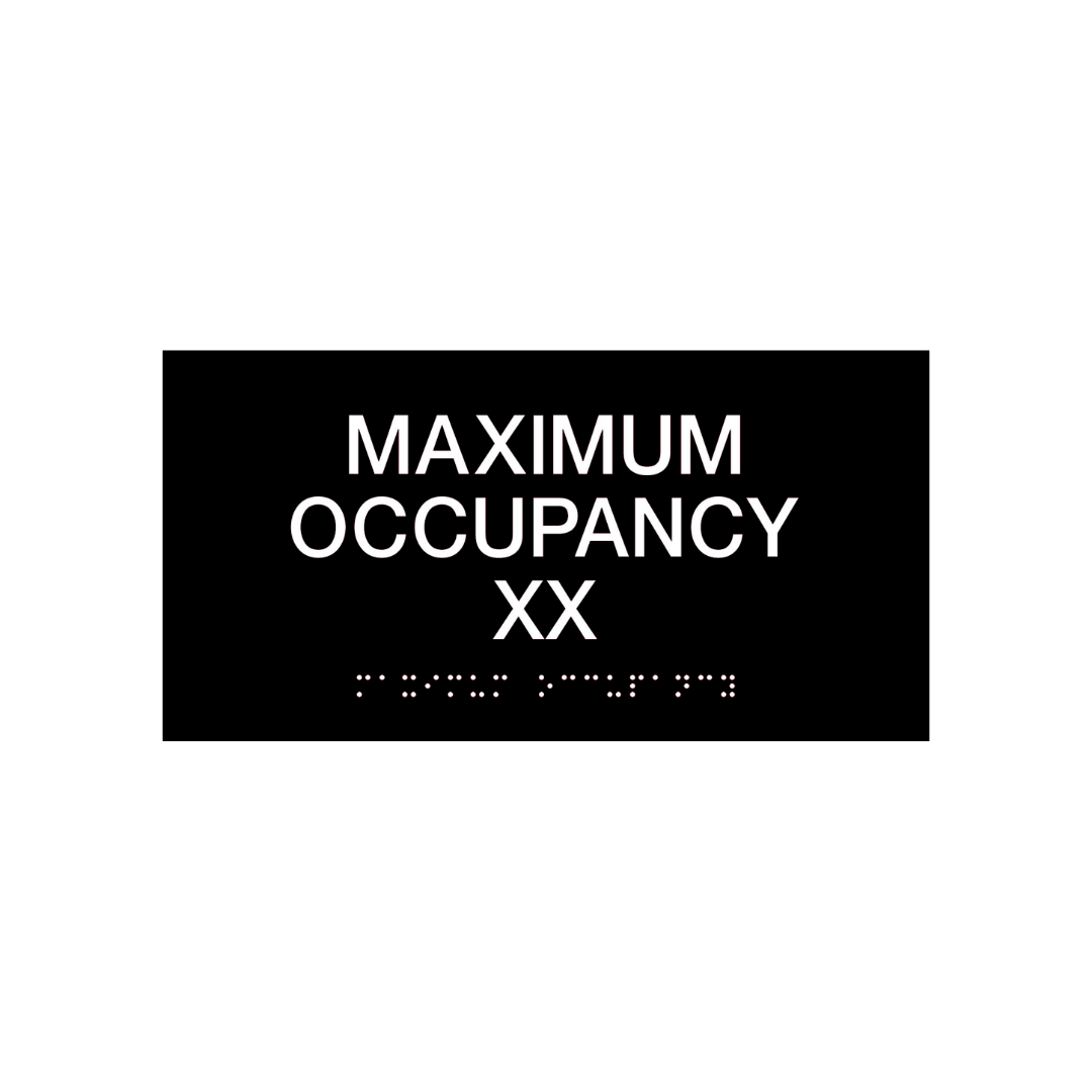 Maximum Occupancy – Sign Guys NYC