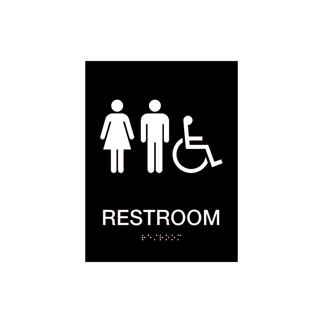 Gender-Neutral Restroom Sign