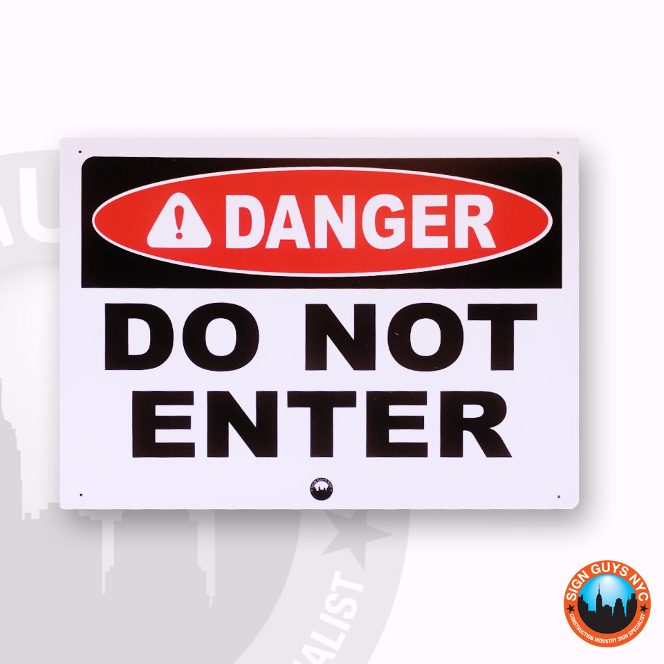 Señales de advertencia de seguridad | Peligro Mantener fuera signo | Señales de aviso | Señal que cumple con OSHA NYC DOB ANSI