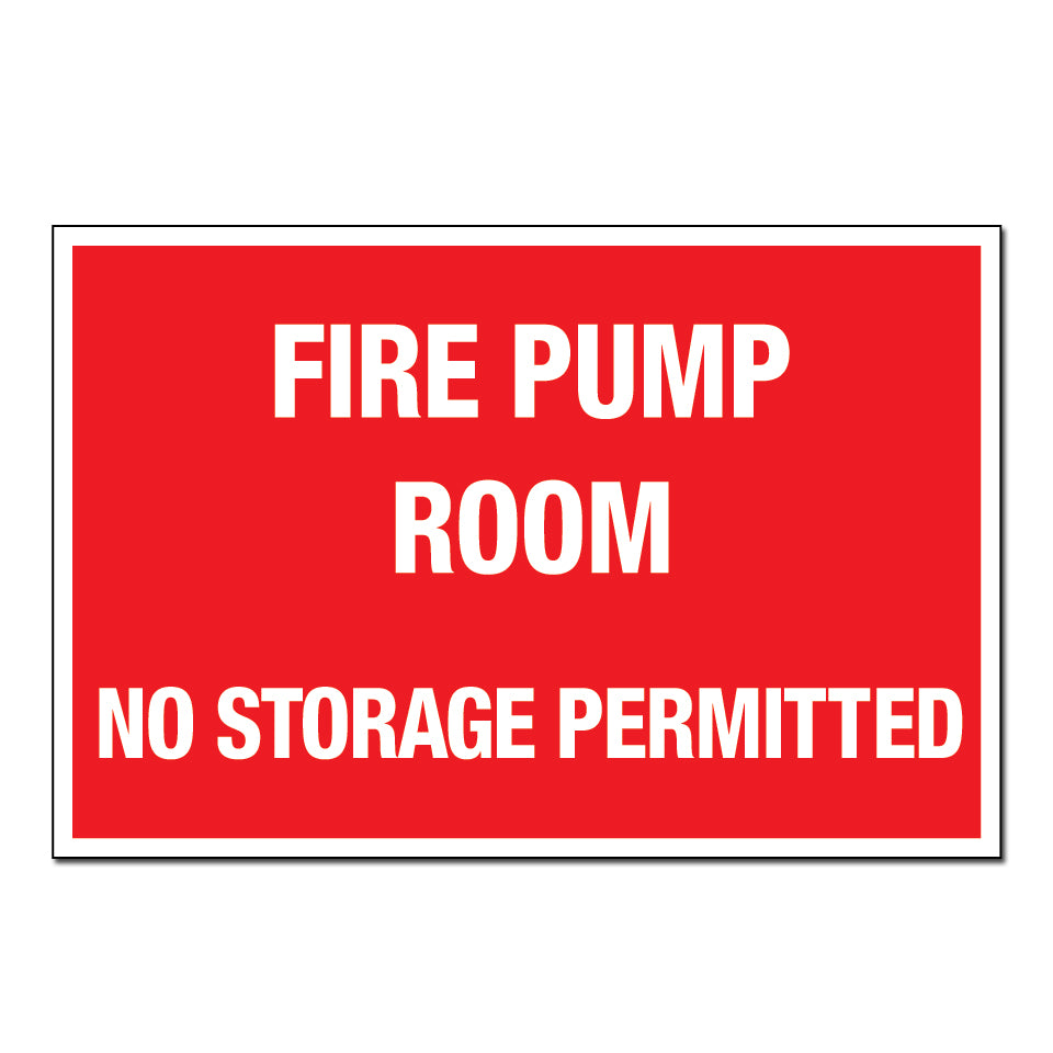 Fire Pump Room | FDNY Signs