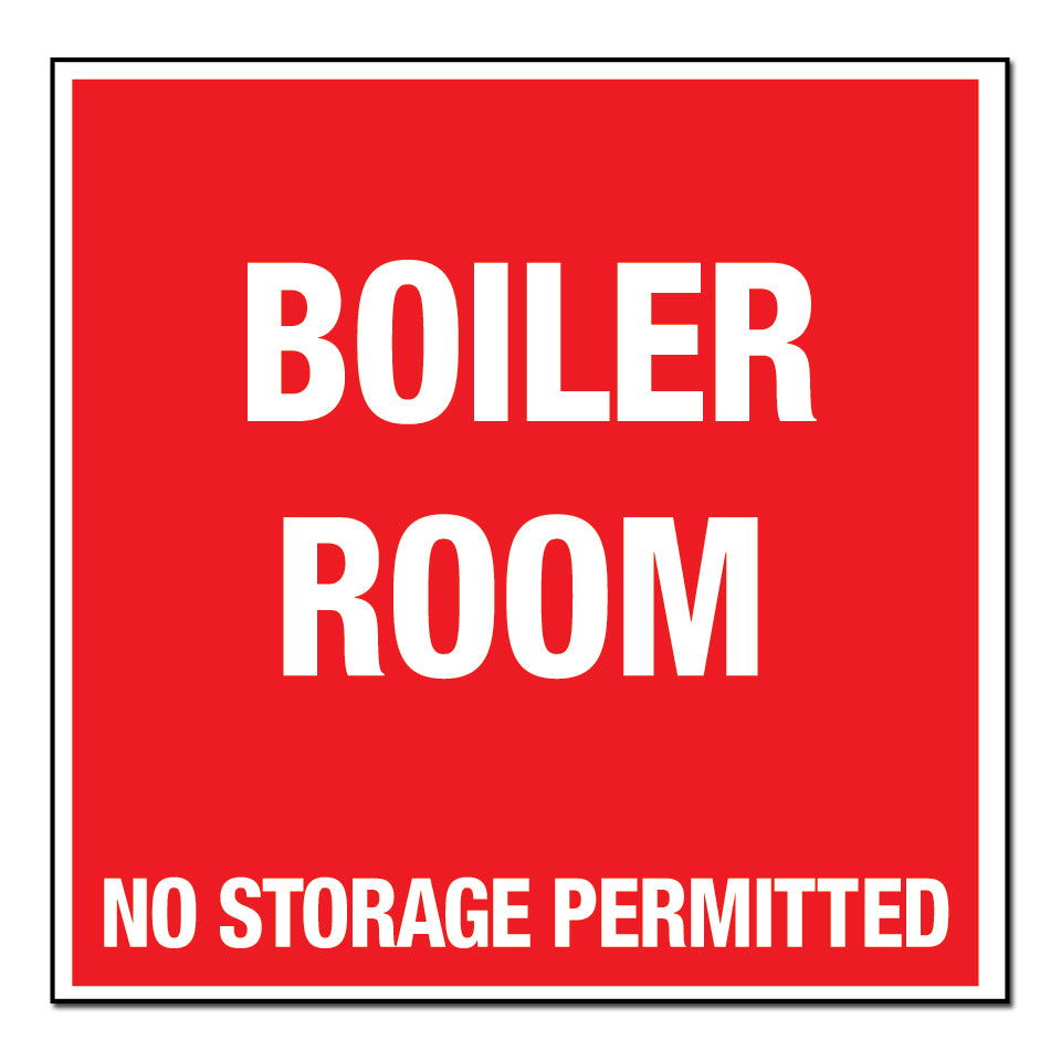 Boiler Room Sign | FDNY Signs | HPD NYC | NYC DOB Required Signs